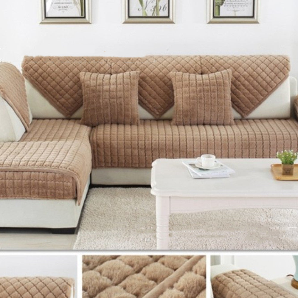 Neuer verdickter Plüsch-Sofabezug